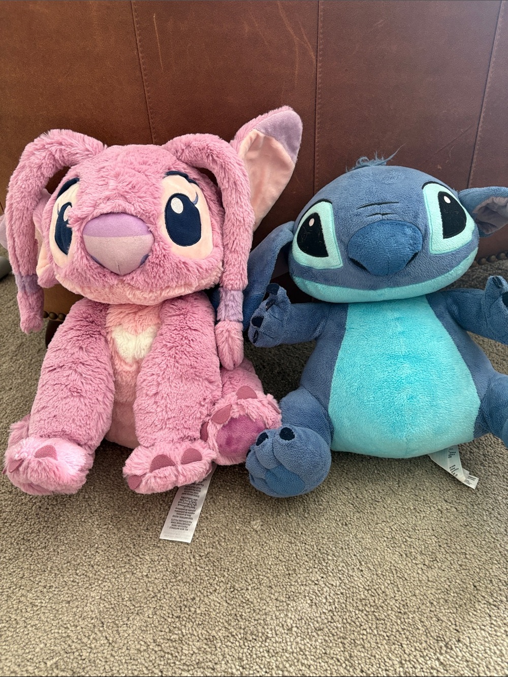 Disney Plush Toy in Pink and Light Pink